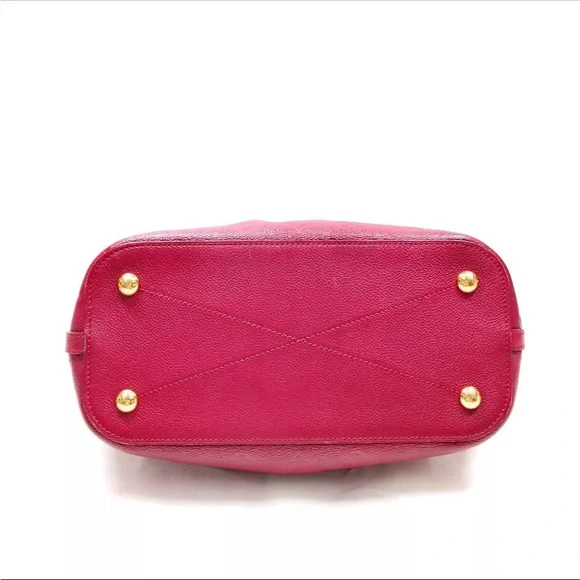 Auth Louis Vuitton LV Shoulder Bag M50638MAZARINE PM Red Monogram Empreinte